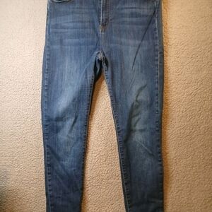 Simple Society Women's Blue Jeans 15×32 High Rise Skinny Ankle
